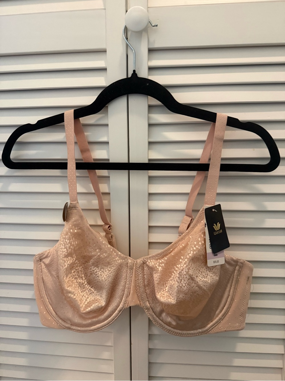 Wacoal Shimmery Light Blush Underwire Bra